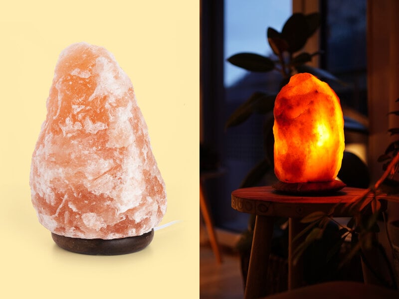 Saltlampe fra Himalaya