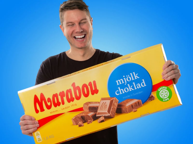 Gigantisk Chokolade Marabou thumbnail