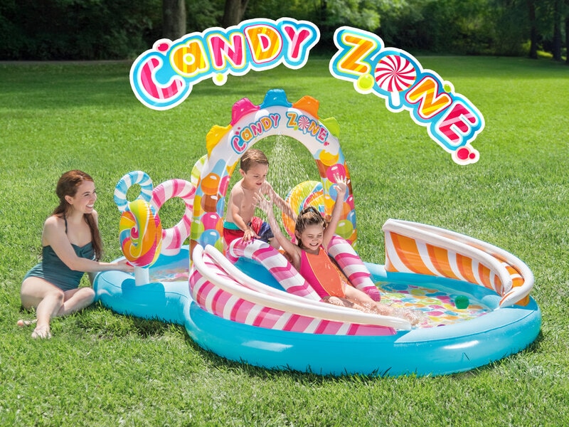 Produktfoto för Intex Candy Zone Legepool, 206L + 168L, 295x191x130cm