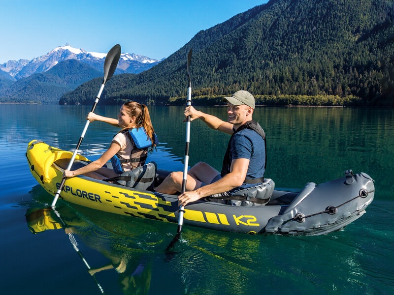 Läs mer om Uppblåsbar Kajak - Intex Explorer K2