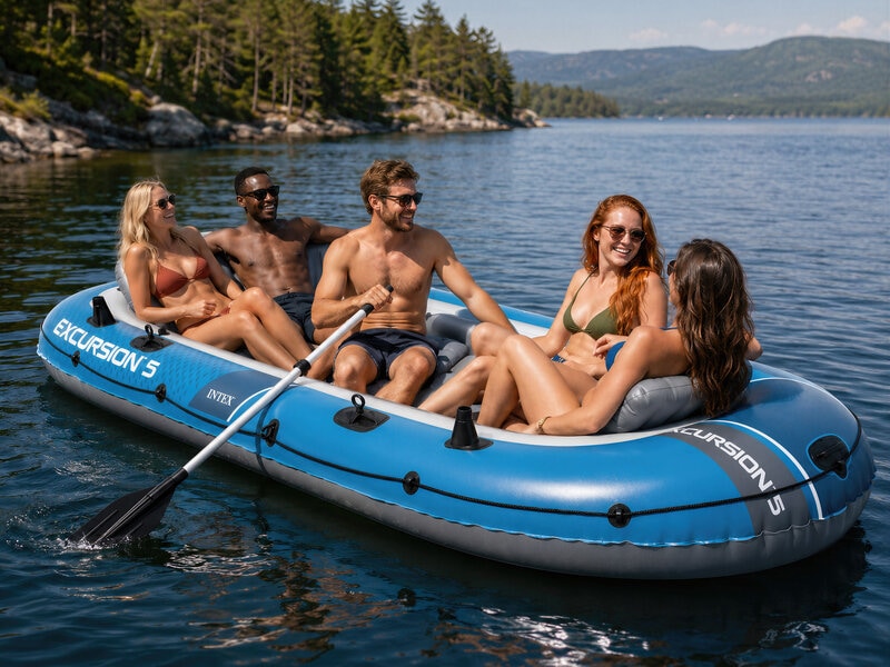 Oppustelig Båd - Intex Excursion 5 Oppustelig Båd - Intex Excursion 5