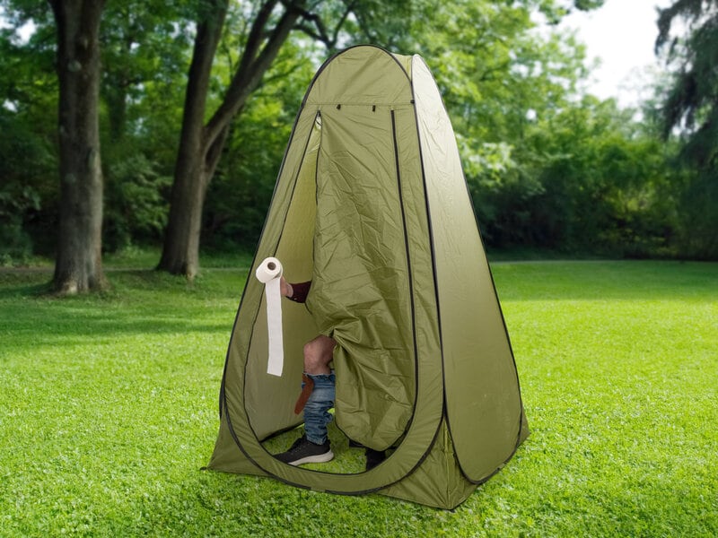 Outlust Pop-op-telt med Campingtoilet thumbnail