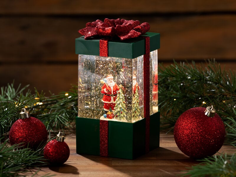 Lysende Julepynt med Glimmer - Julegave thumbnail