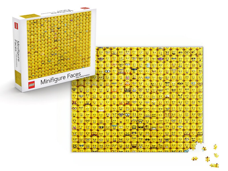 Lego Minifigure Faces Puslespil 1000 brikker thumbnail