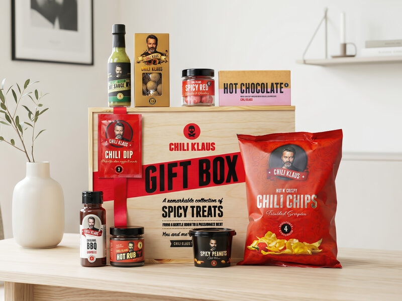 Chili Klaus Hot n’ Sweet Gaveæske Chili Klaus Hot n’ Sweet Gaveæske