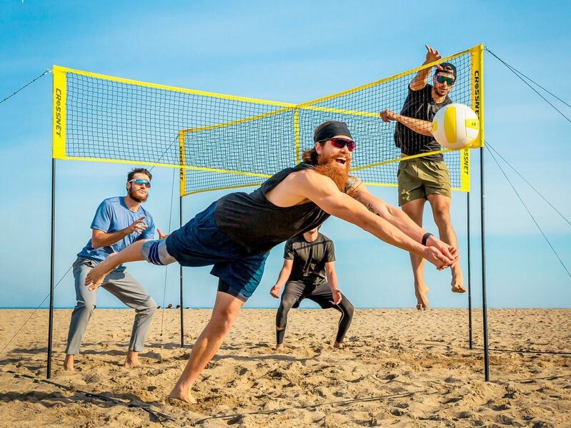 Crossnet Volleyball-spil thumbnail