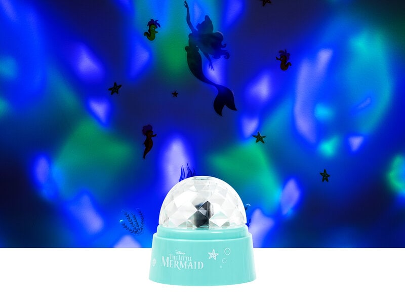 Läs mer om Den Lilla Sjöjungfrun-lampa med Stickers