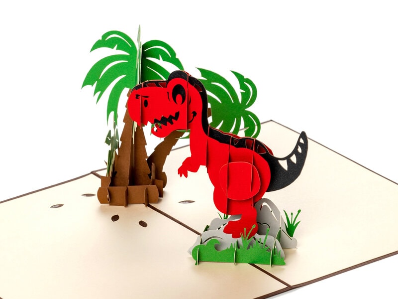 Bilde av 3d Pop Up-kort – Dinosaur