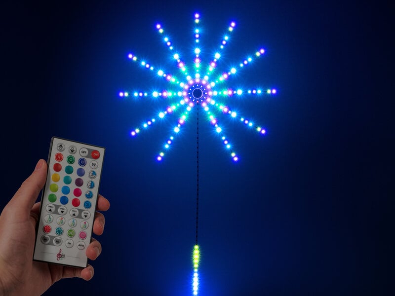 LED Fyrverkerilampa med Fjärrkontroll