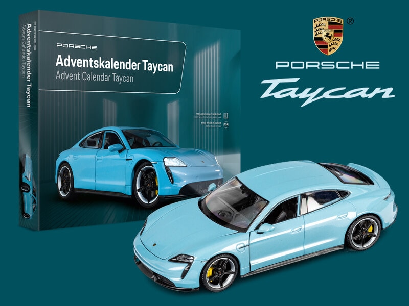 Bilde av Porsche Taycan-julekalender