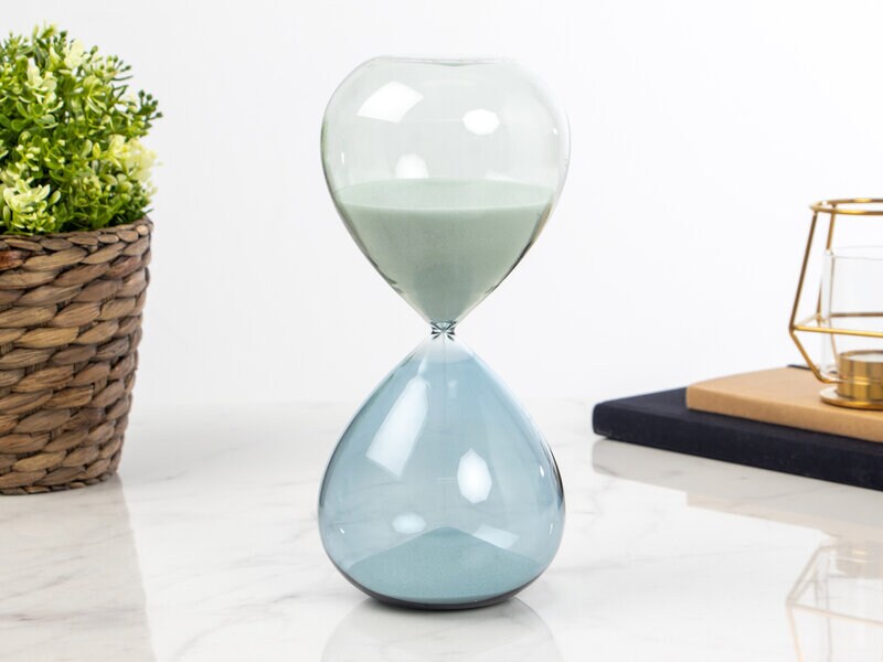 Tilbageholdenhed Vandt Blive kold Timeglas 60 minutter gadget - den gode gaveidé