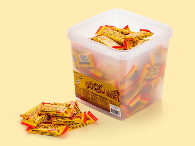 Kikschokolade Mini Bland-selv slik i kasser 1,3 kg