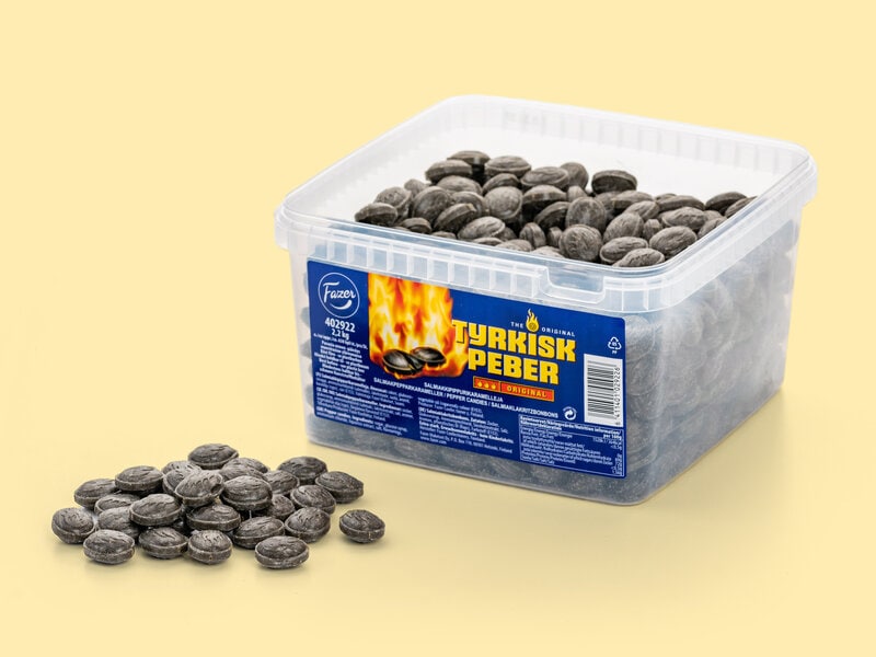 Tyrkisk Peber Bland-selv slik i kasser 2,2 kg