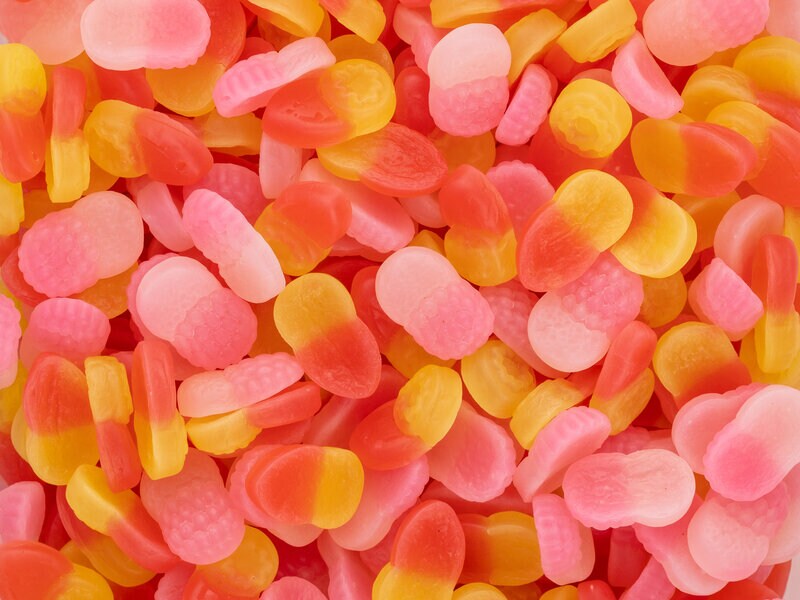 Tutti Frutti Passion Bland-selv slik i kasser 2,2 kg