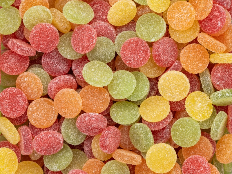 Syrlinger Bland-selv slik i kasser 2,4 kg