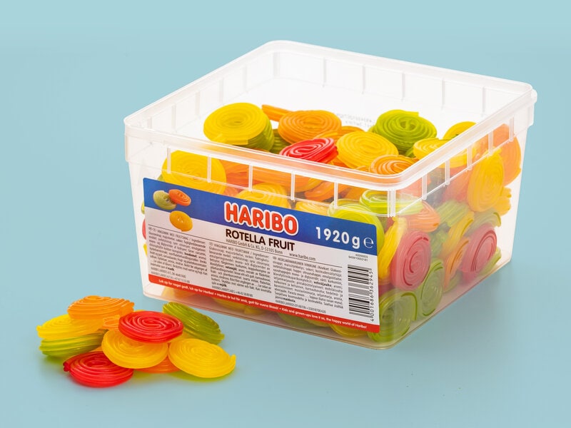 Rotella Fruit Bland-selv slik i kasser 1,9 kg