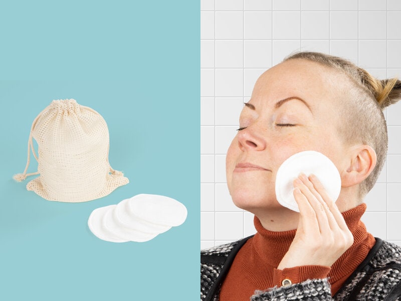 Tvättbara Makeup-pads av Bambu