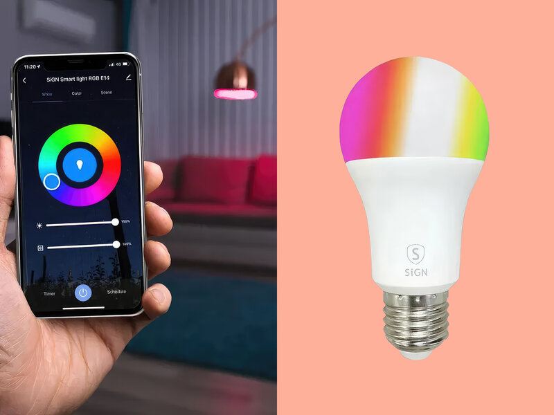 Dæmpbar RGB LED-pære – SiGN Smart