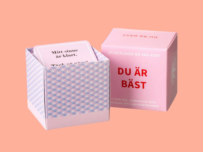 Du är Bäst! Affirmationskort