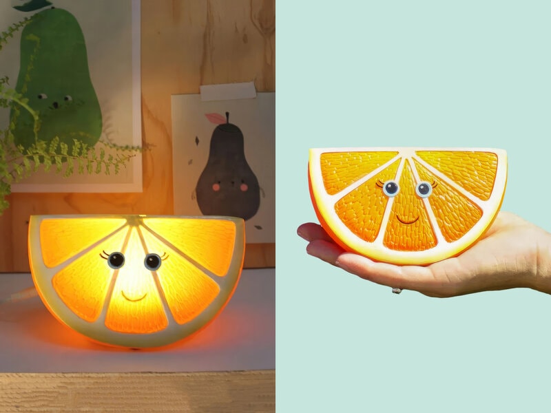 Appelsin LED lampe thumbnail