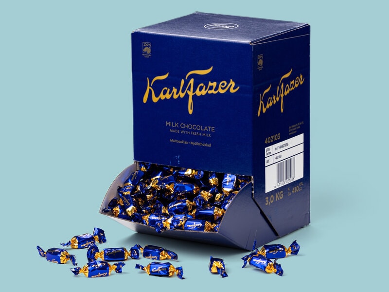Karl Fazer Mælkechokolade Slikautomat 3 kg thumbnail