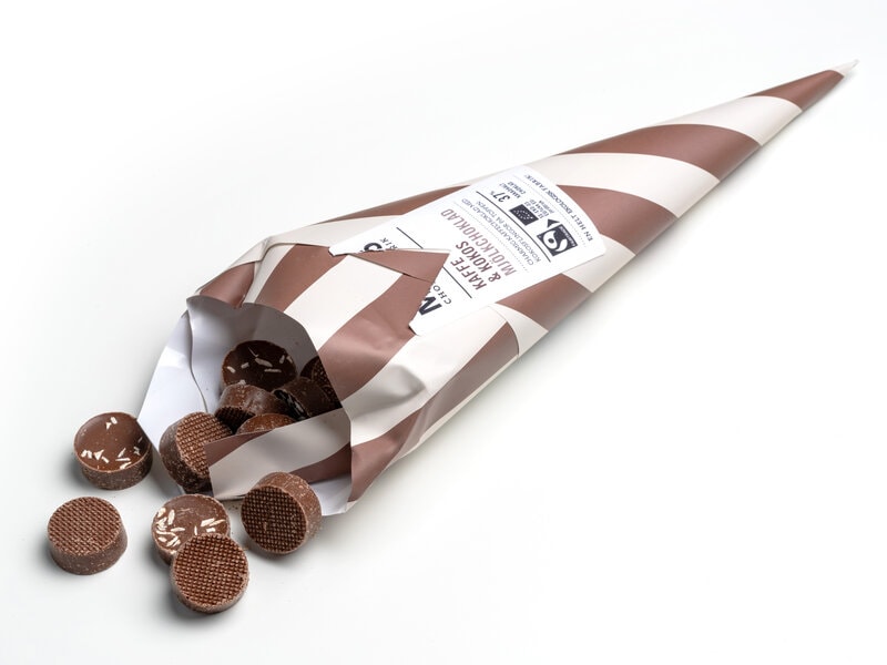 Läs mer om Chokladstrut med smak av Kaffe & Kokos - Malmö Chokladfabrik