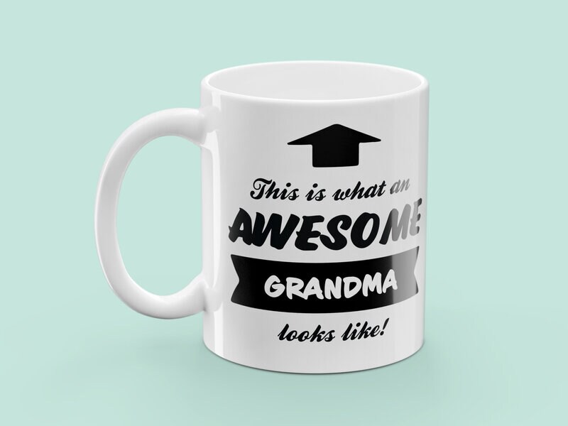 Krus med Tryk - Awesome Grandma thumbnail