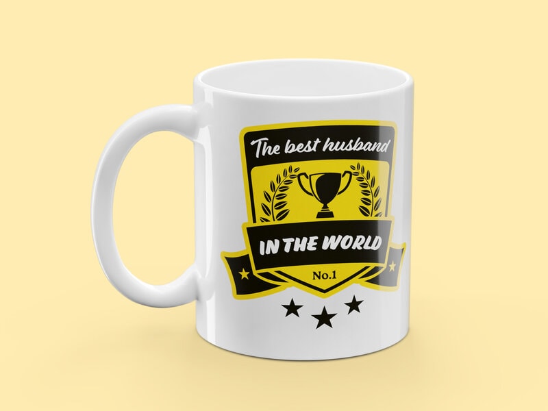 Mugg med Tryck - The Best Husband In World