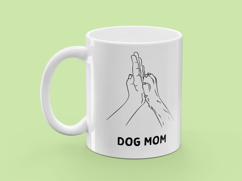 Krus med Tryk - Dog Mom