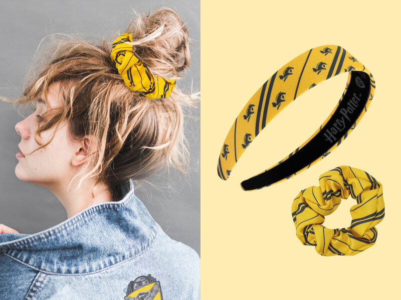 Harry Potter-hårbånd og scrunchy - Hufflepuff