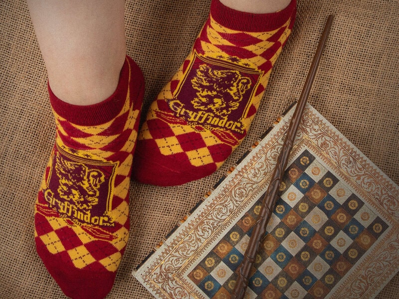 Harry Potter ankelsokker 3-pak - Gryffindor thumbnail