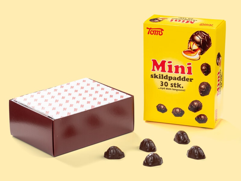 Toms Mini Skildpadder Mørk Chokolade 360 gram thumbnail