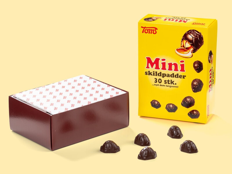 Toms Mini Sköldpaddor Mörk Choklad 360 gram