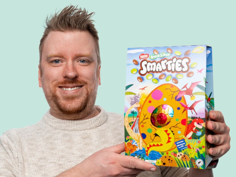 Smarties Dinosaur påskeæg thumbnail