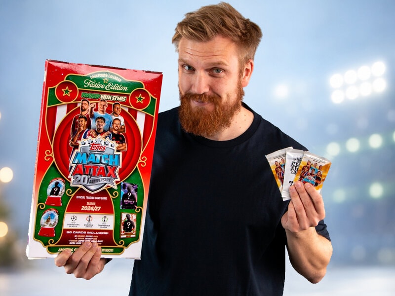 Fodboldkort Match Attax 26/27 Julekalender - Topps Fodboldkort Match Attax 26/27 Julekalender - Topps