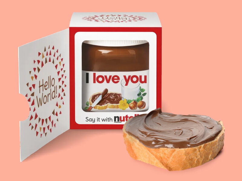 Nutella Gaveæske I Love You