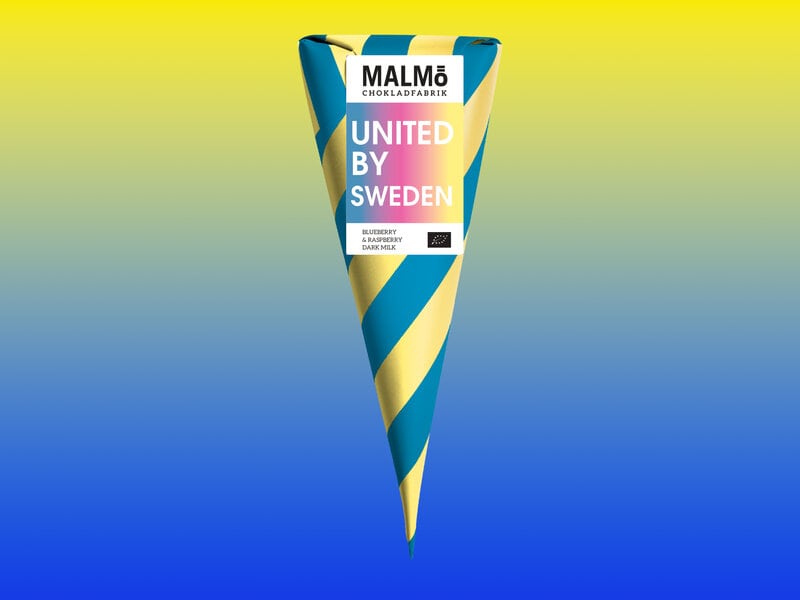 Bilde av United By Sweden - Kremmerhus Sjokolade Med Bringebær Og Blåbær