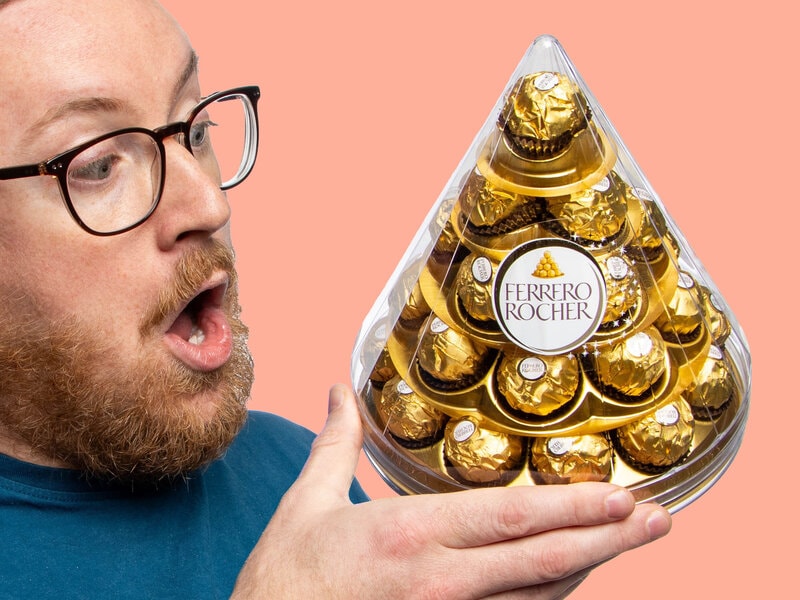 Ferrero Rocher Kegleformet Chokoladeæske