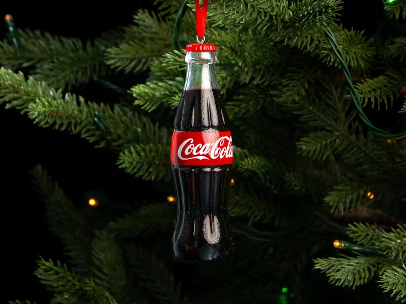 Julgranspynt Coca-Cola Flaska