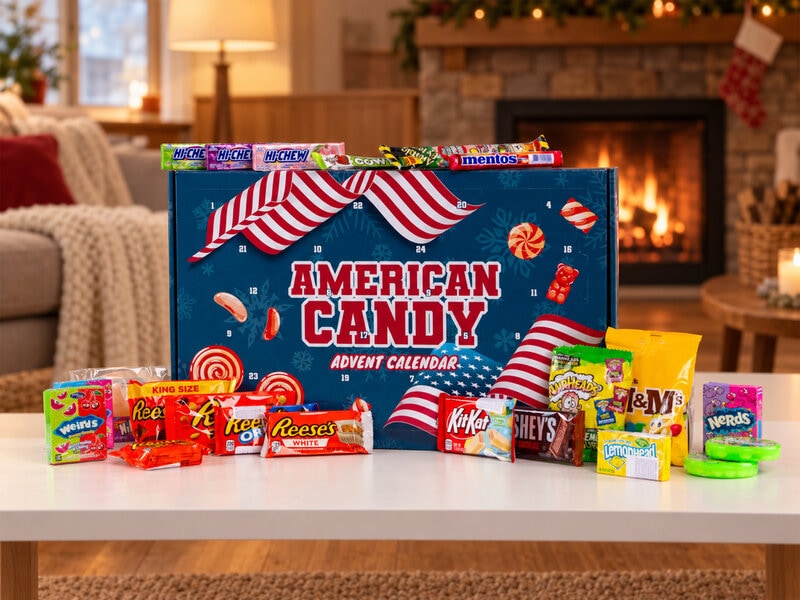 Julekalender med USA-slik