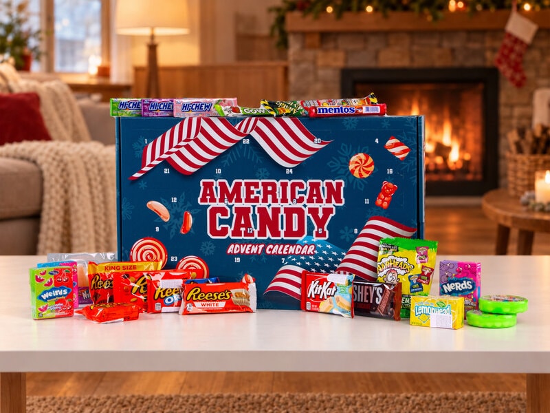 Julekalender med USA-slik