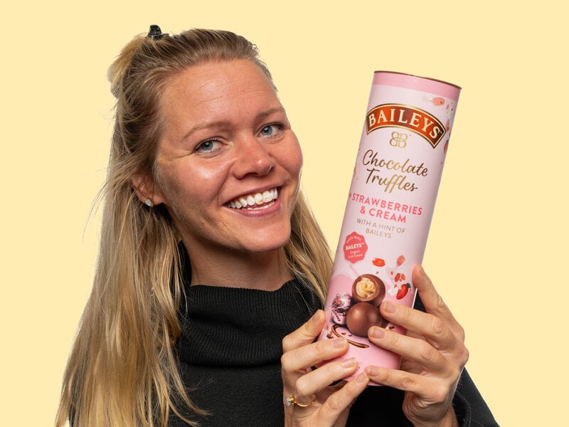 Baileys Strawberry & Cream Chokladtryfflar i Tub