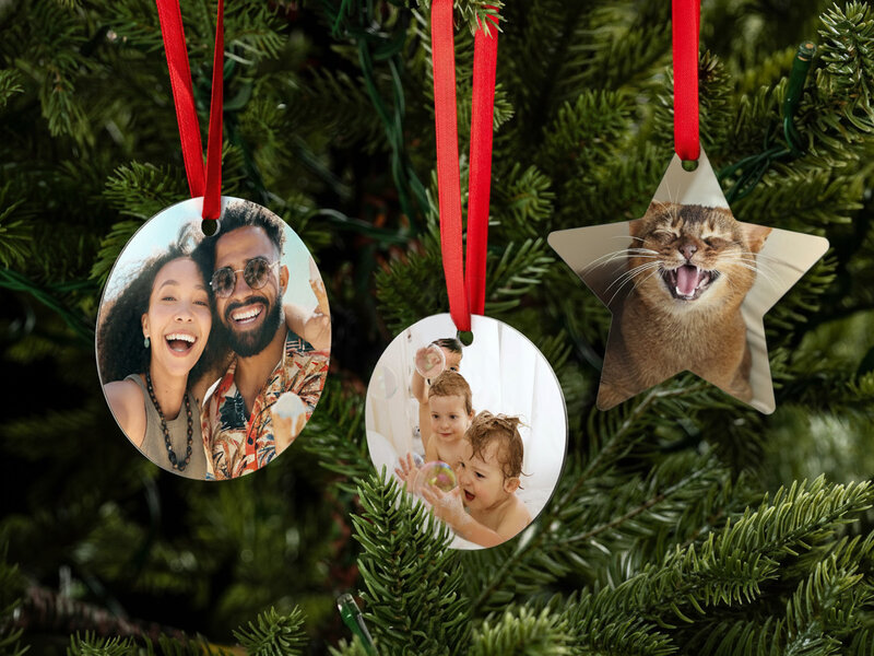 Personligt Juletræspynt med Billede