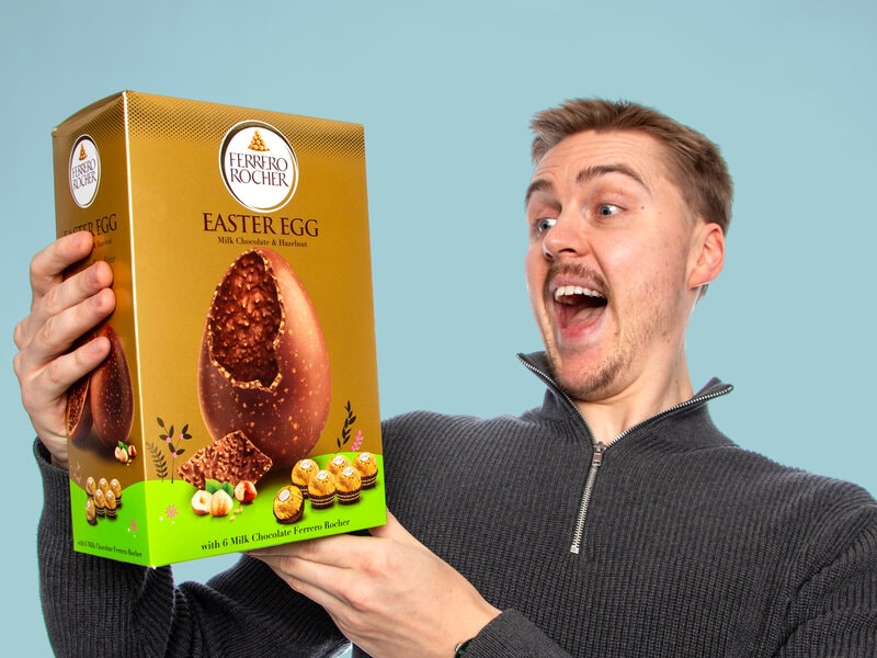 Ferrero Rocher Mælkechokolade Påskeæg