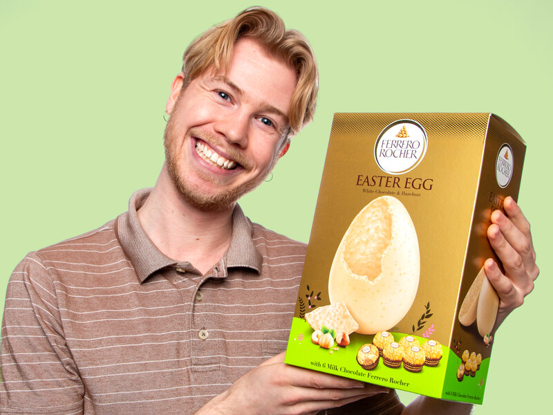 Ferrero Rocher Hvid Chokolade Påskeæg