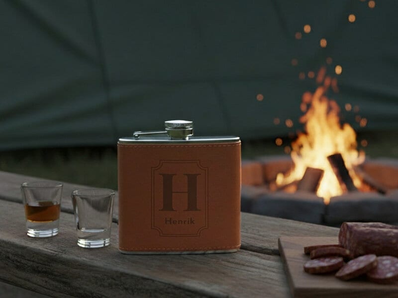 Lommelærke med Gravering - Egen Tekst