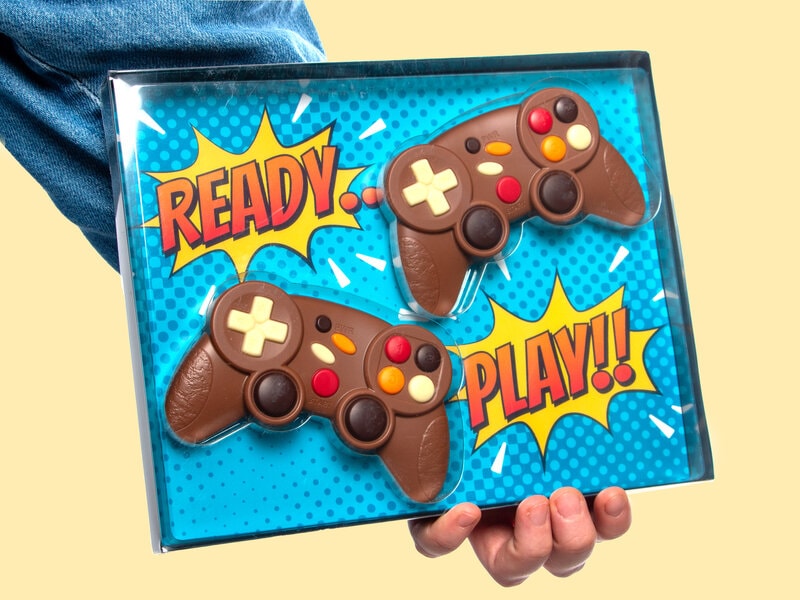Chokoladeæske Spillekonsol 2-pak