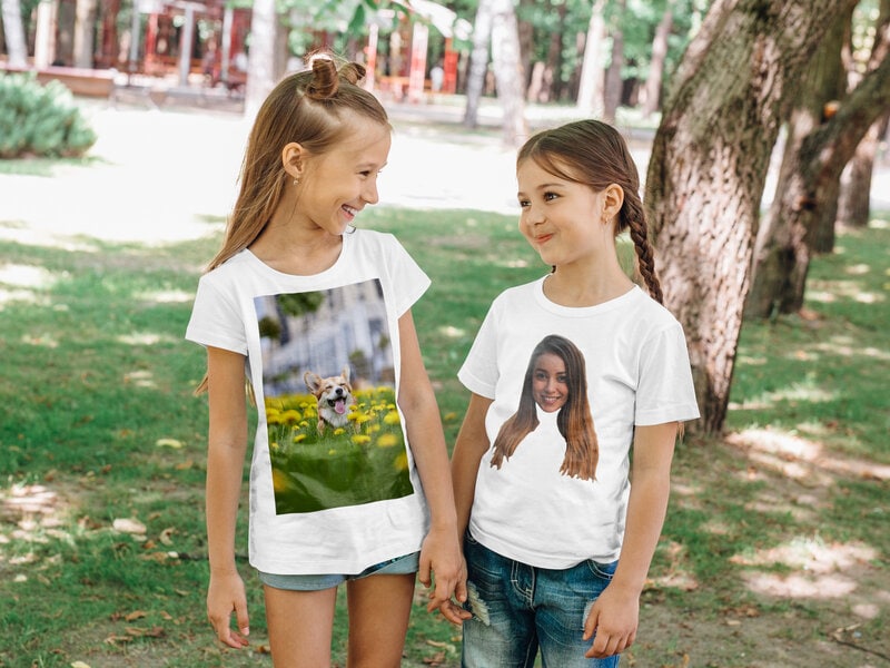 T-shirt til Børn med Foto