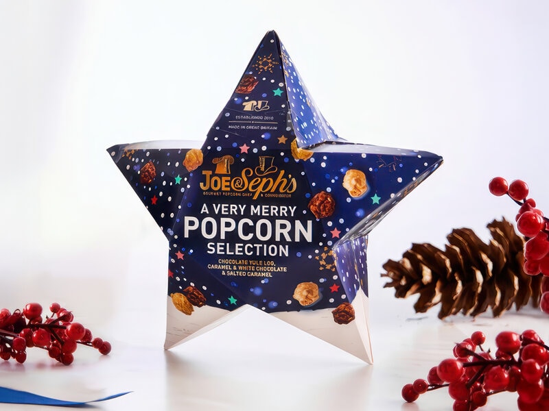 A Very Merry Popcorn Selection Gaveæske – Joe & Seph’s
