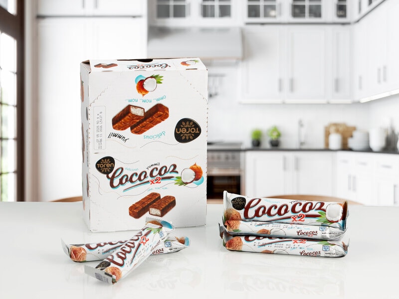 Coco Co Bites Chokoladebars med Kokos 24-pak